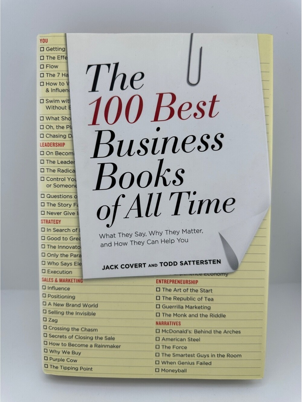 The 100 Best Business Books of All Time Covert Sattersten